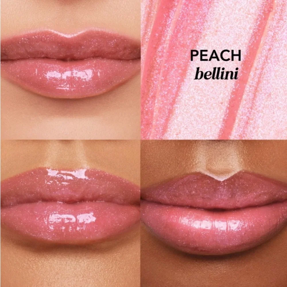 Polite Society Polite Pout Glossy Lip Balm — Peach Bellini 15g-.50 OZ